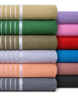 Kit 5 Toalhas De Banho – Gigante – Banhão 80 X 150 + Brinde