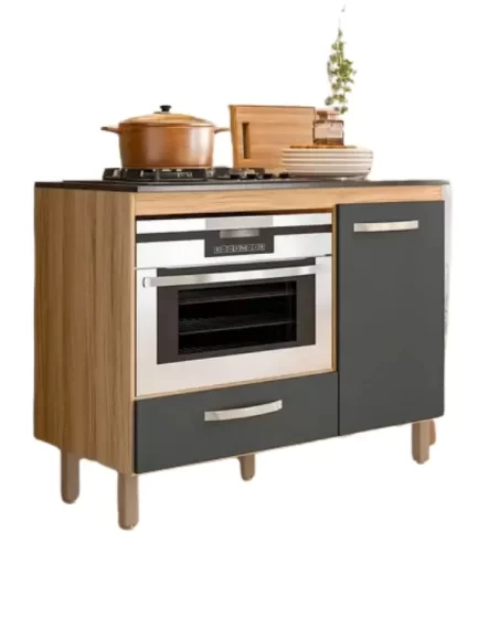 Balcão Para Cooktop 1 Porta 1 Gaveta Fit Eh
