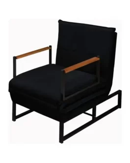 Poltrona Moderna Versati Estofada Descanso Do Papai Conforto Premium Reclinável Puff Vira Cama Solteiro
