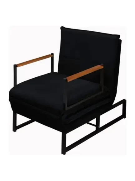 Poltrona Moderna Versati Estofada Descanso Do Papai Conforto Premium Reclinável Puff Vira Cama Solteiro
