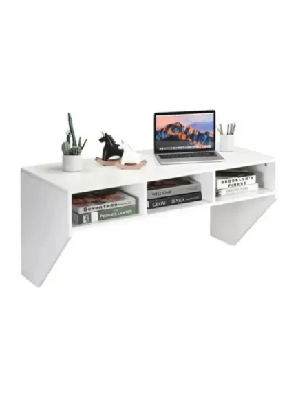Mesa De Estudos Com 3 Divisórias Organizar Para Livros/Notebook