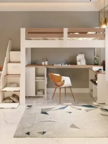 Cama Alta Juvenil Star Plus Office Multifuncional Casatema