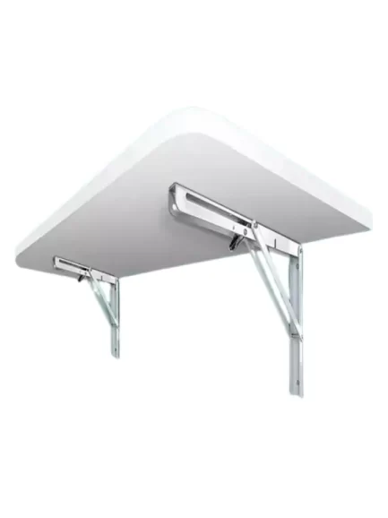 Mesa Dobrável Madeira Retrátil Parede Cozinha/sala 80x40cm Cor Branco
