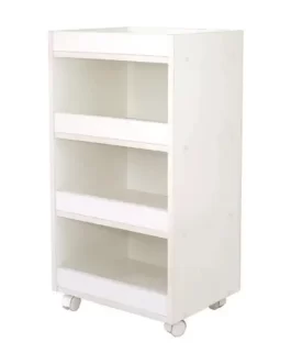Carrinho Auxiliar Luxo Branco Studio – Apartamentos