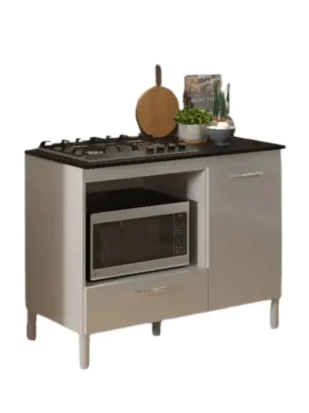 Armário De Cozinha Compacta Balcão Cooktop Forno Rainha