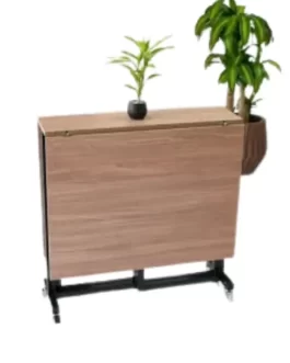 Mesa Aparador Super Prática Com Rodinhas Estilo Industrial