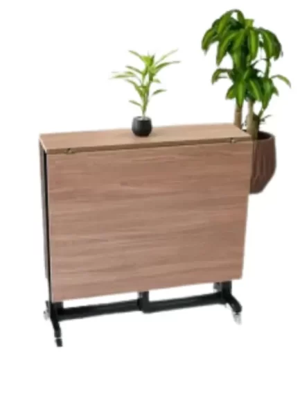 Mesa Aparador Super Prática Com Rodinhas Estilo Industrial